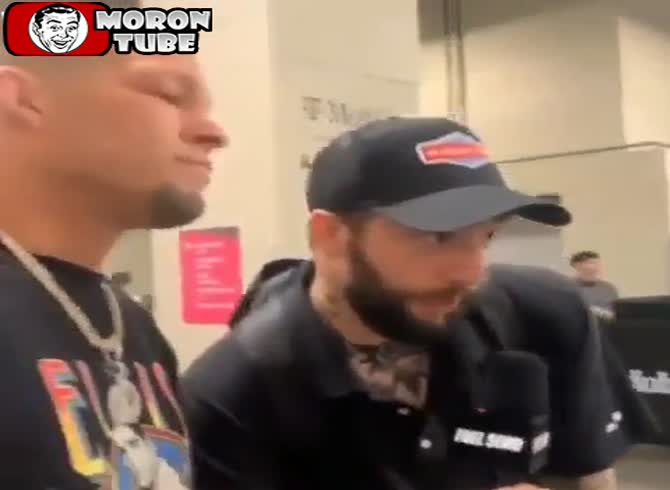Video :MMA icon Nate Diaz reprimands a reporter for disparaging him